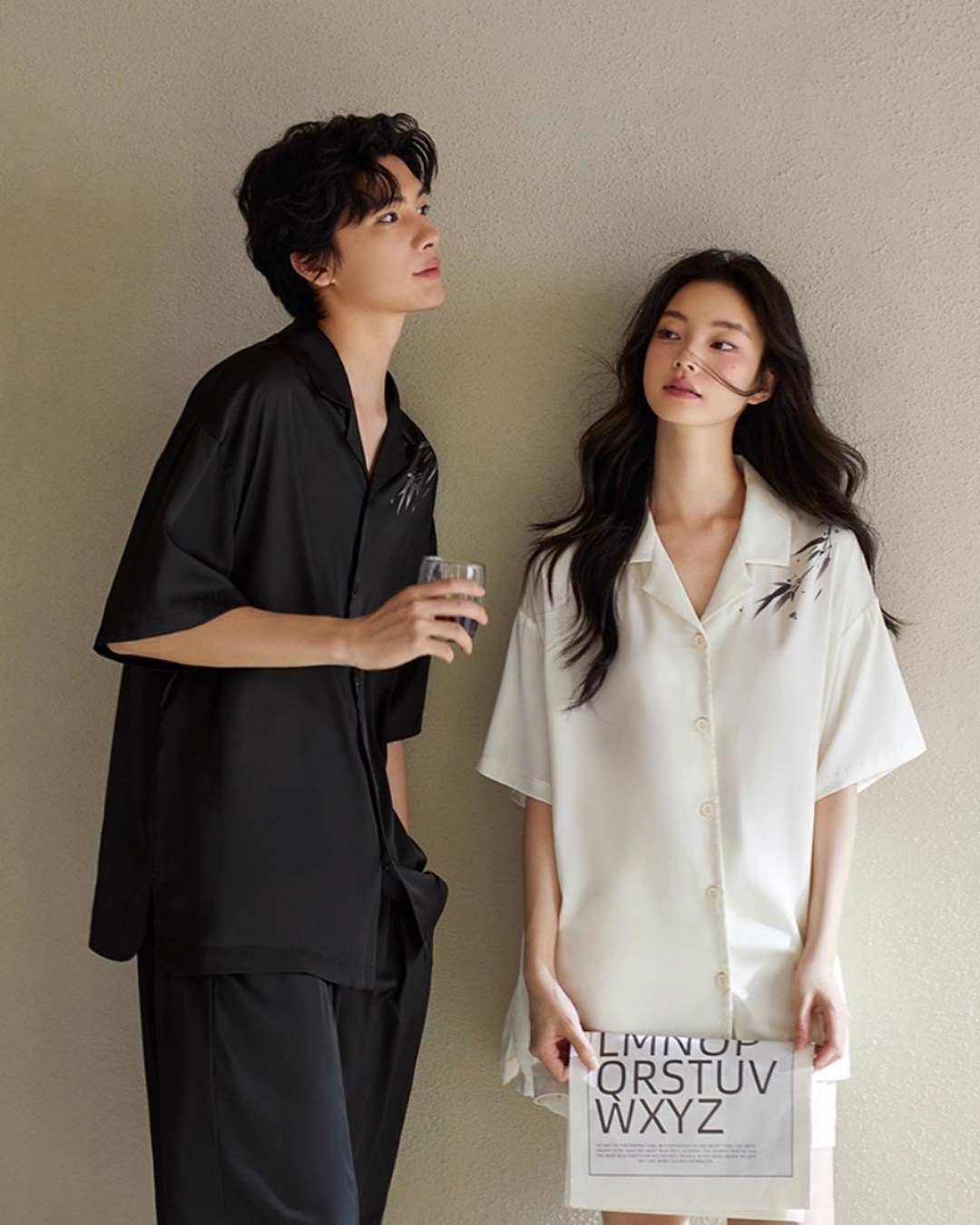 Línn Pajamas Set (Short-Sleeve & Shorts)