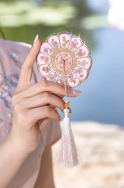Twelve Flower Goddesses Pocket Mirror