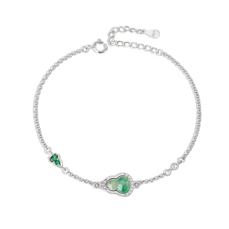 Mountain Mist African Jade Fortune Gourd Jewellery Set