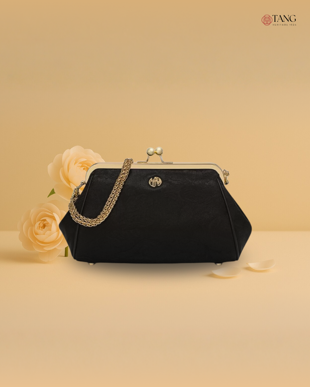 Tang Imperial 23 Cloud Silk Peony Clutch