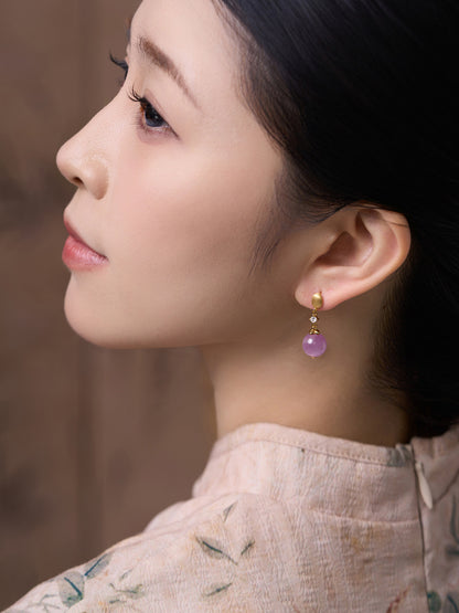 Lilianne Kunzite Drop Earrings