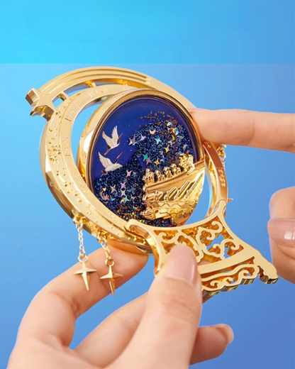 Celestial Crane Fridge Magnet