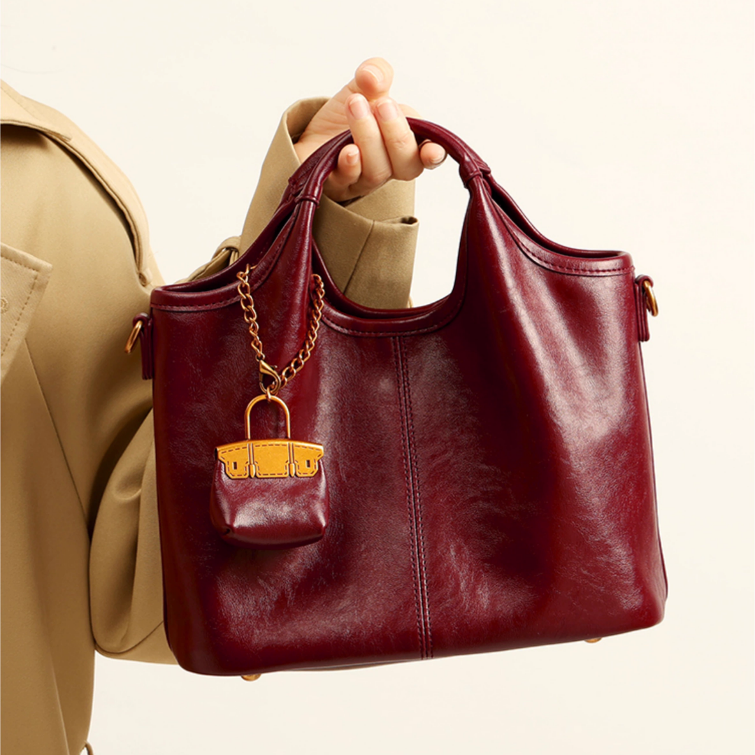 Tang Red 27 Glazed Scarlet Tote