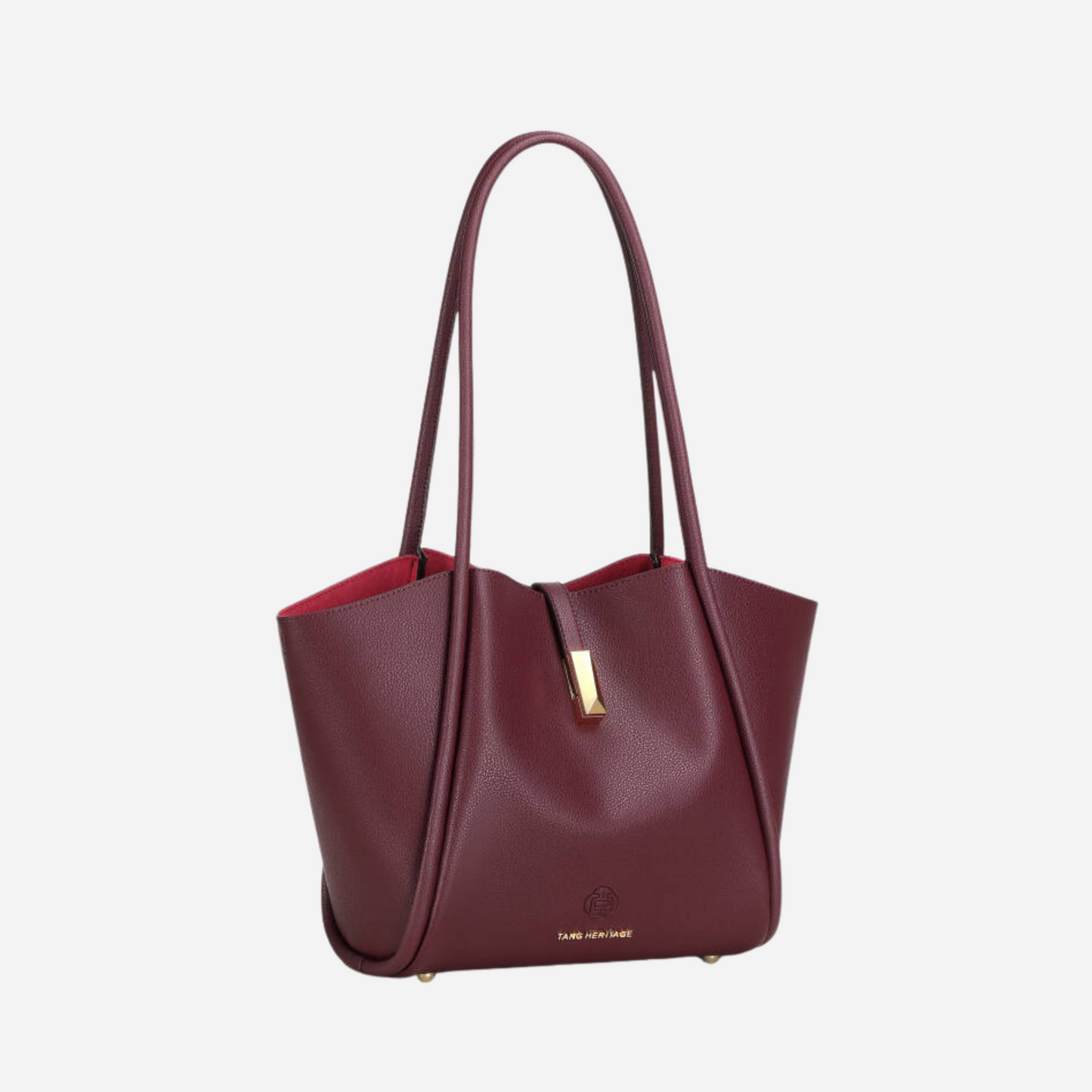Tang Red 30 Empress Crescent Tote
