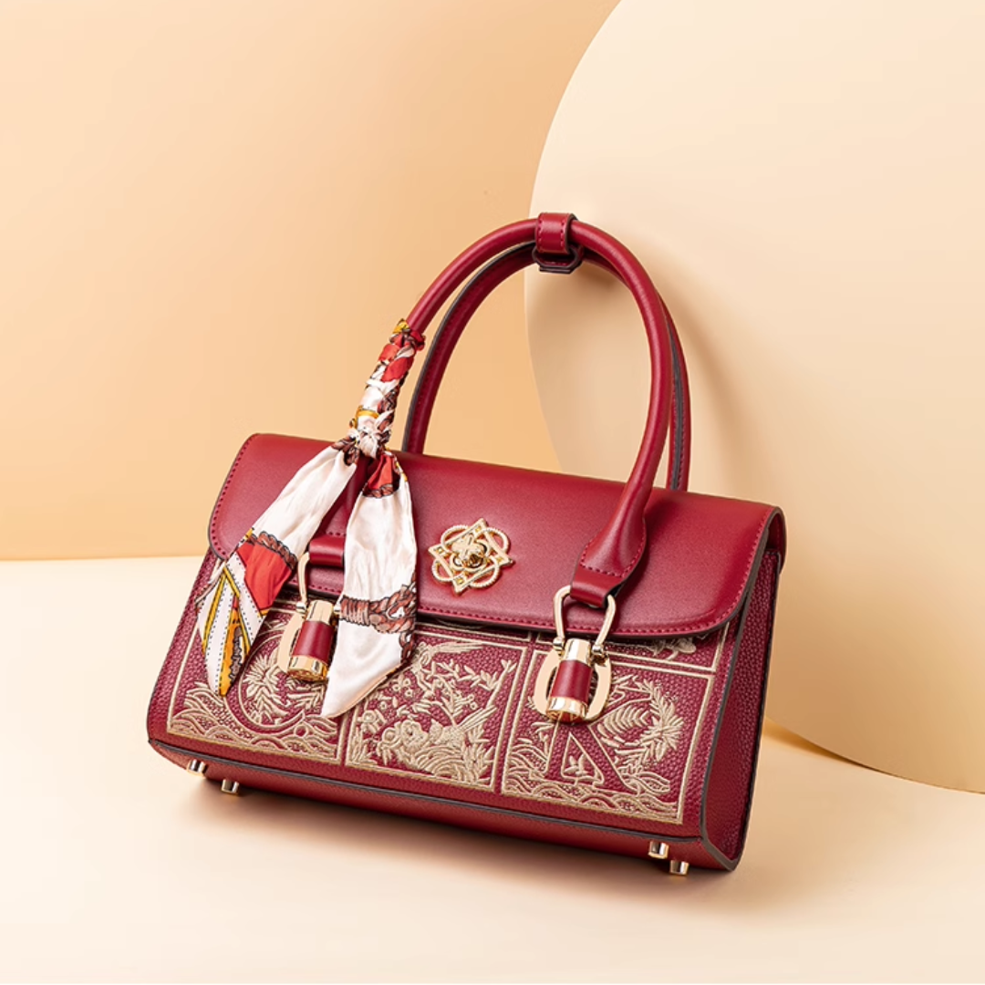 Tang Red 25 Regal Shoulder Bag