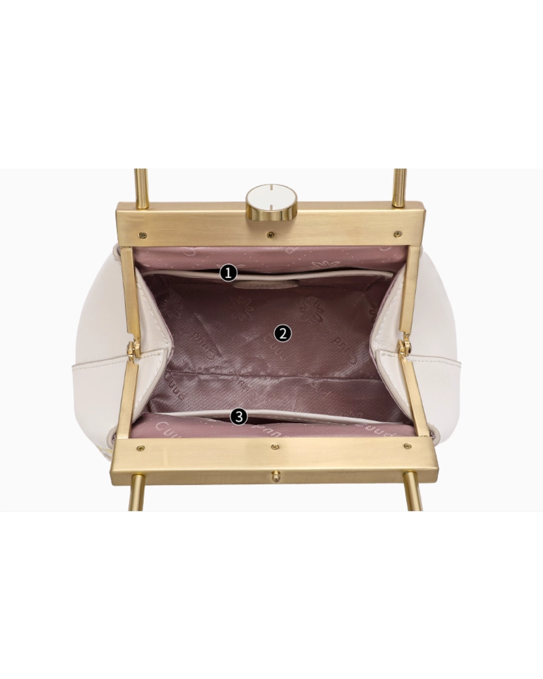 Tang Imperial 23 Embroidered Blossoms Top-Handle Bag