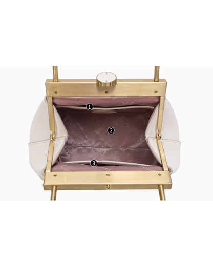 Tang Imperial 23 Embroidered Blossoms Top-Handle Bag