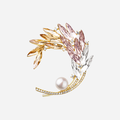 Moonlit Wave Brooch