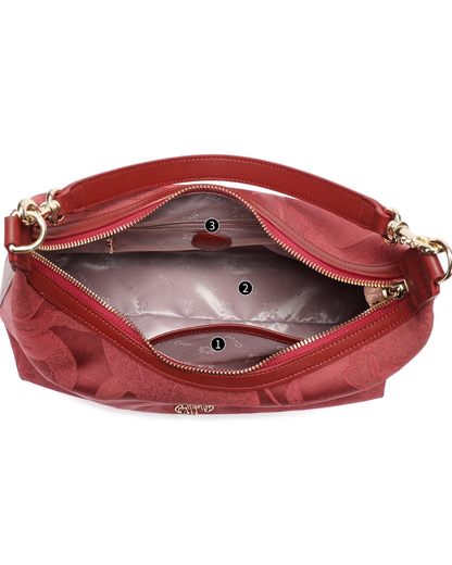 Tang Imperial 25 Cloud Silk Peony Hobo Bag