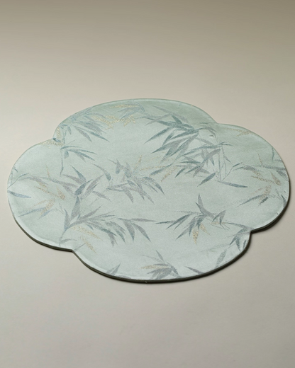 Whispers of Bamboo Floral Tea Mat