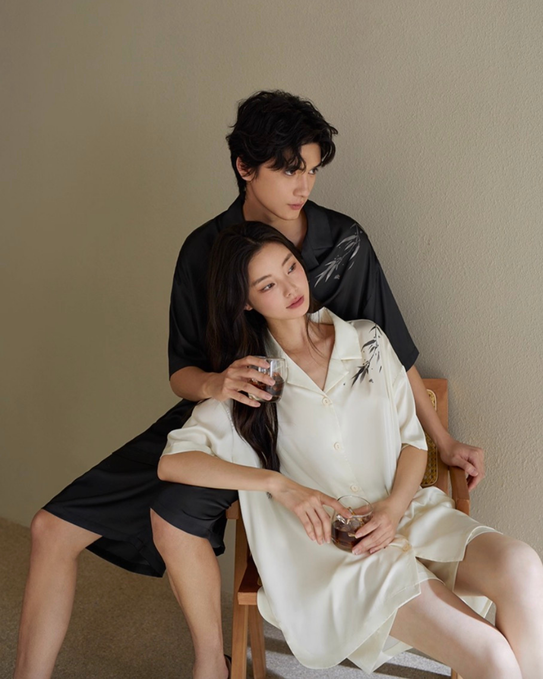 Línn Pajamas Set (Short-Sleeve & Shorts)