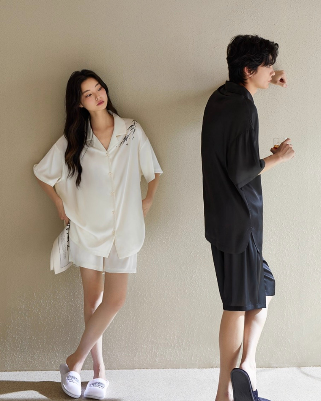 Línn Pajamas Set (Short-Sleeve & Shorts)