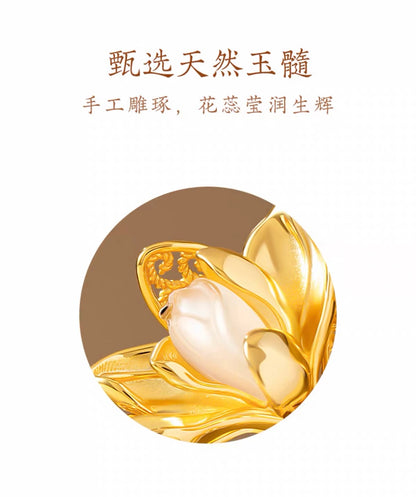 Magnolia Flower Goddess Hairpin