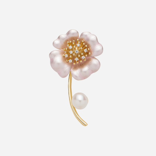 Spring Whisper Cherry Blossom Brooch