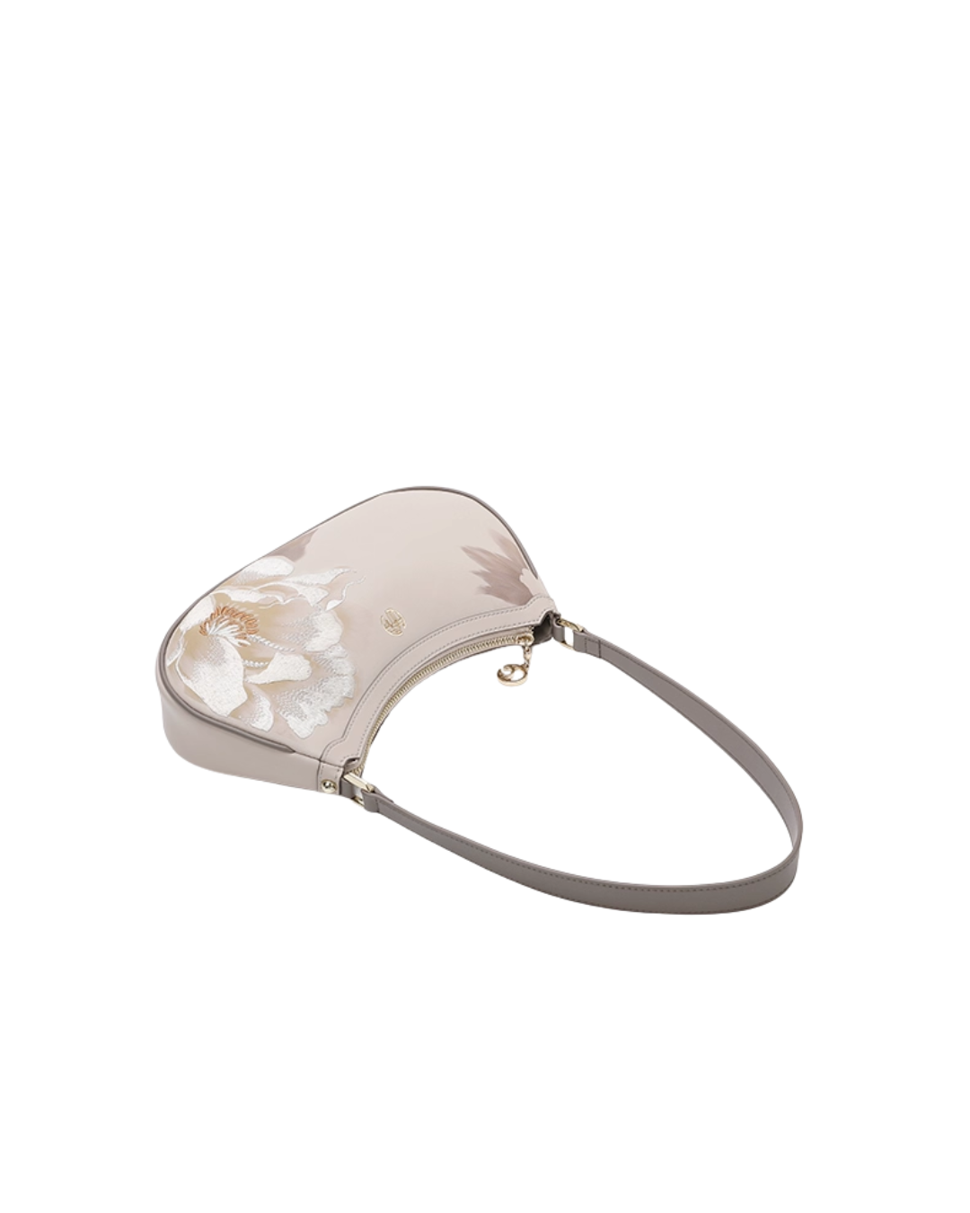 Tang Imperial 23 Embroidered Peony Bloom Shoulder Bag