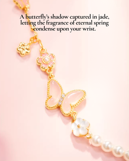 Butterfly Bloom Pearl Jewellery Set