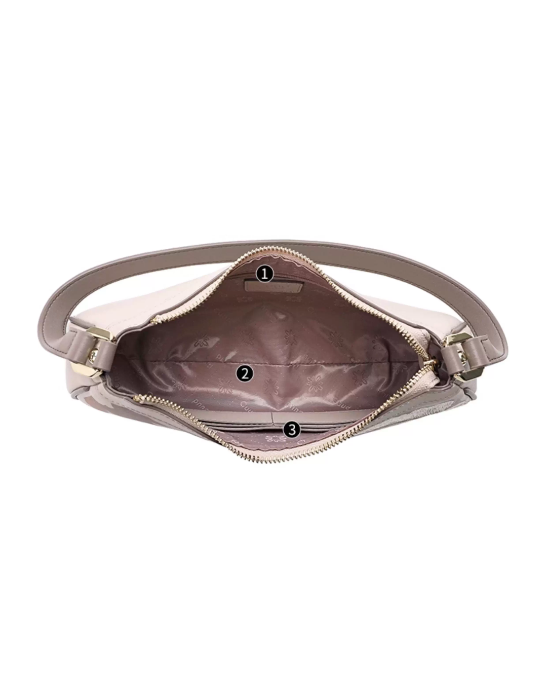 Tang Imperial 23 Embroidered Peony Bloom Shoulder Bag