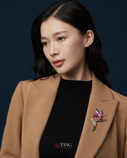 Orchid Whisper Brooch