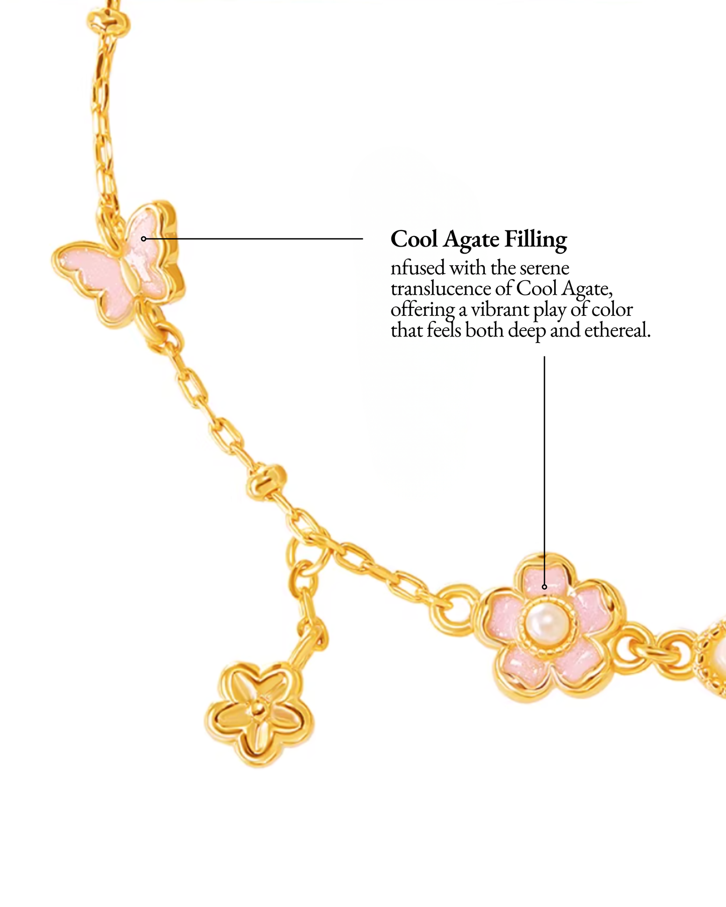 Butterfly Bloom Pearl Jewellery Set