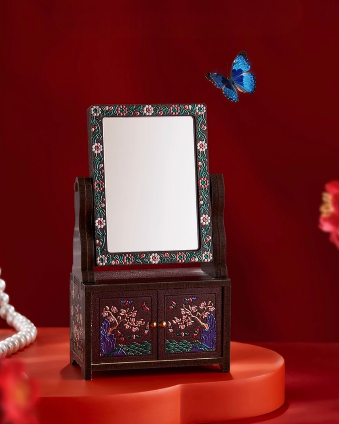 Vanity Relic Mirror Box Fridge Magnet