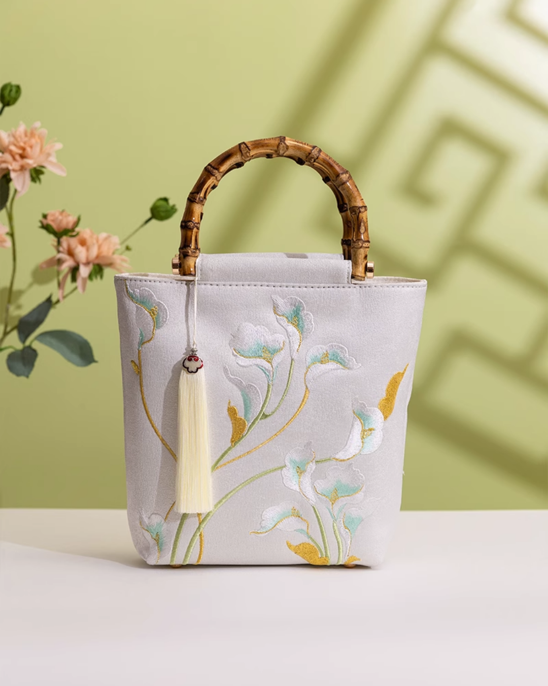 Tang Bloom Lotus Clutch