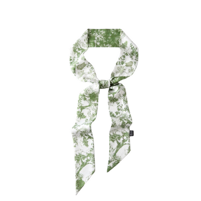 Verdure Dream 100% Mulberry Silk Twilly
