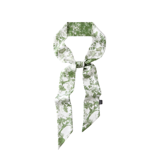 Verdure Dream 100% Mulberry Silk Twilly
