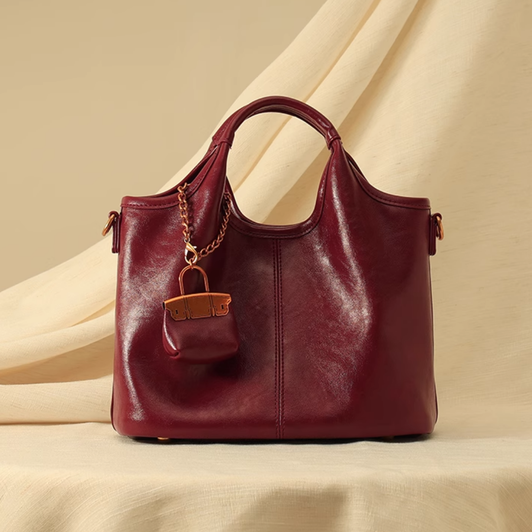 Tang Red 27 Glazed Scarlet Tote