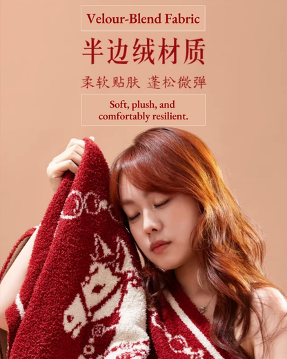 Thousand Gold Horse Fur Blanket