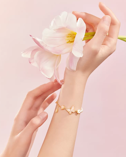 Butterfly Bloom Pearl Jewellery Set