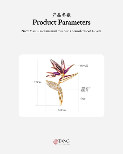 Orchid Whisper Brooch