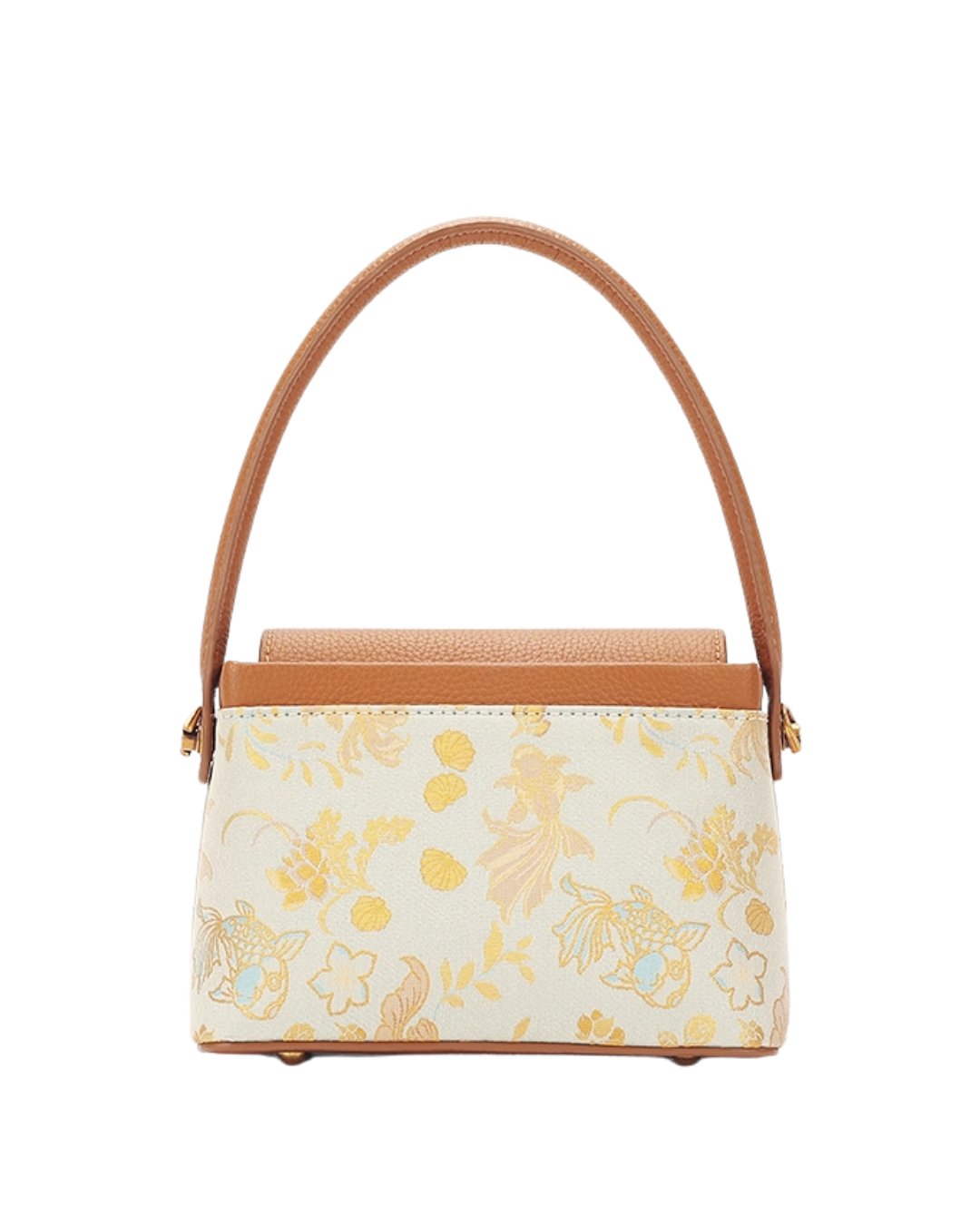 Tang Red 25 Gold Song Brocade Messenger Bag