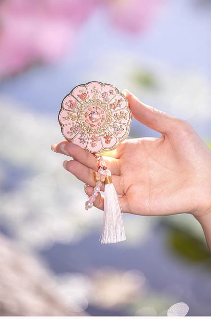 Twelve Flower Goddesses Pocket Mirror