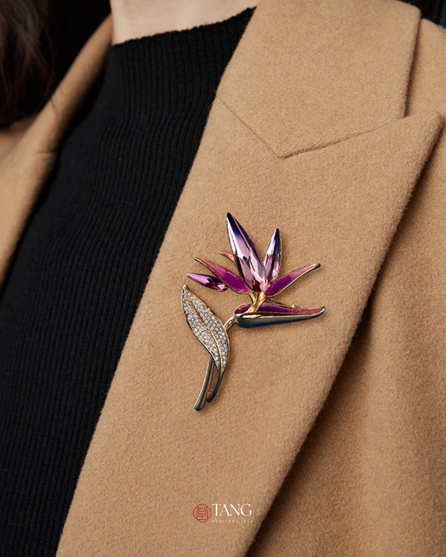 Orchid Whisper Brooch