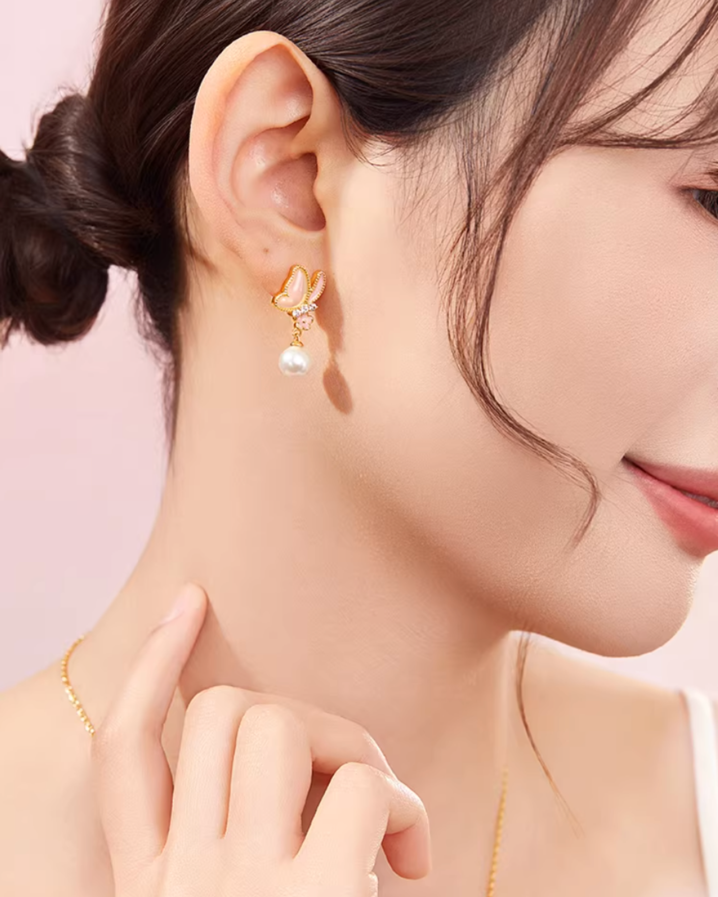 Butterfly Bloom Pearl Jewellery Set