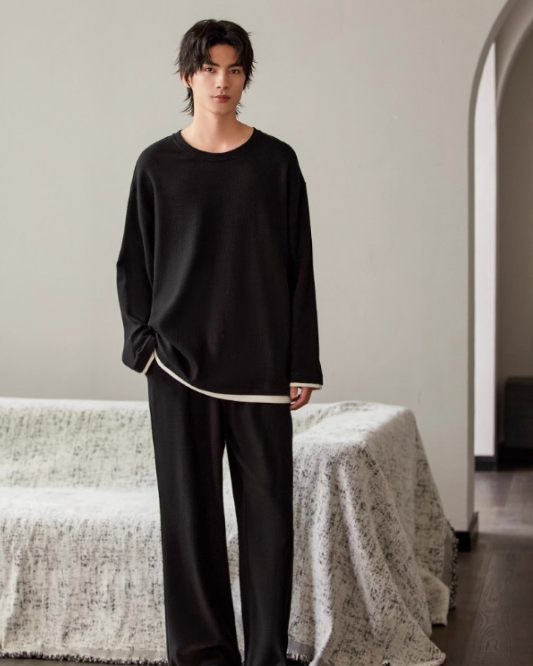 Ān Pajamas Set (Long-Sleeve & Pants)