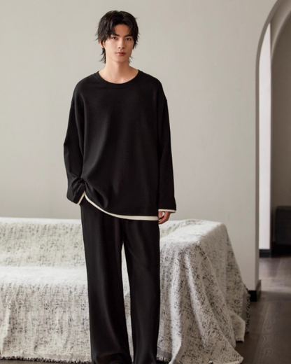 Ān Pajamas Set (Long-Sleeve & Pants)