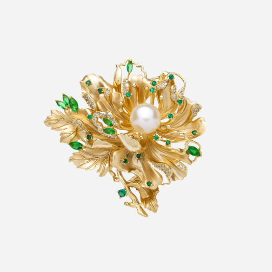 Empress Peony Brooch