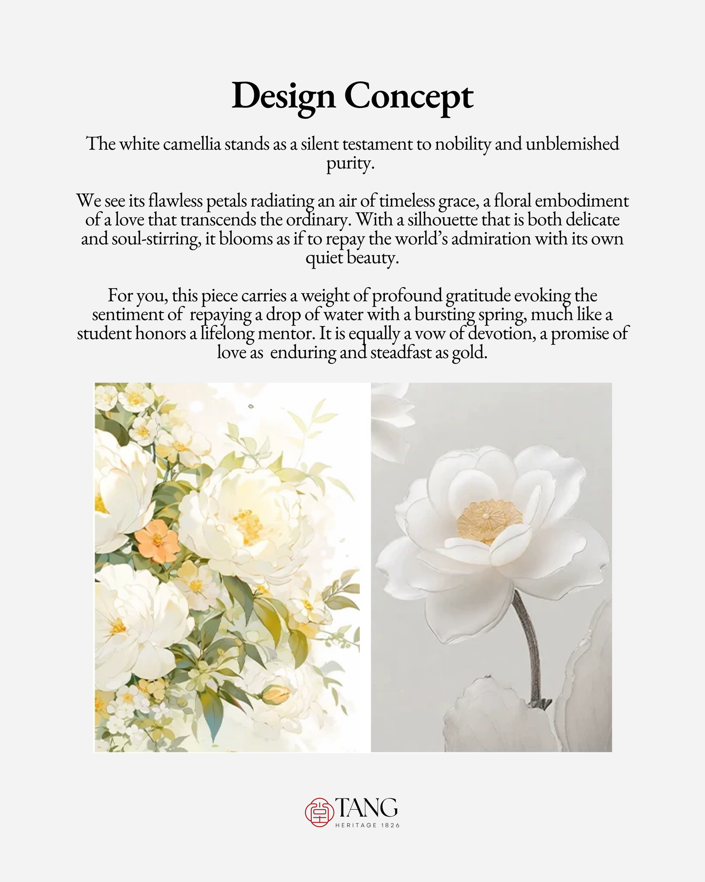 Camellia Grace Brooch