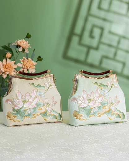 Tang Bloom Lotus Clutch