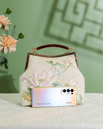 Tang Bloom Lotus Clutch