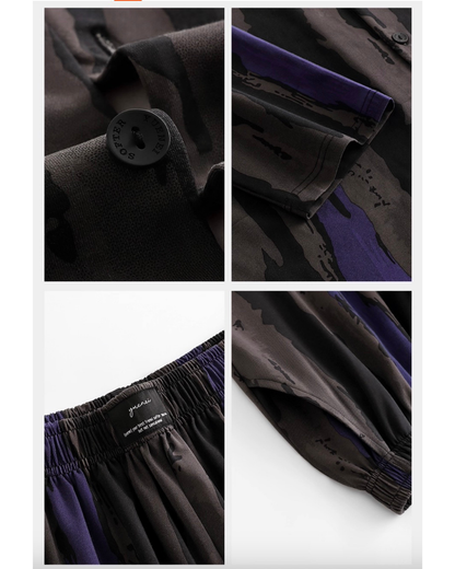 Wǎn Pajamas Set (Long-Sleeve & Pants)