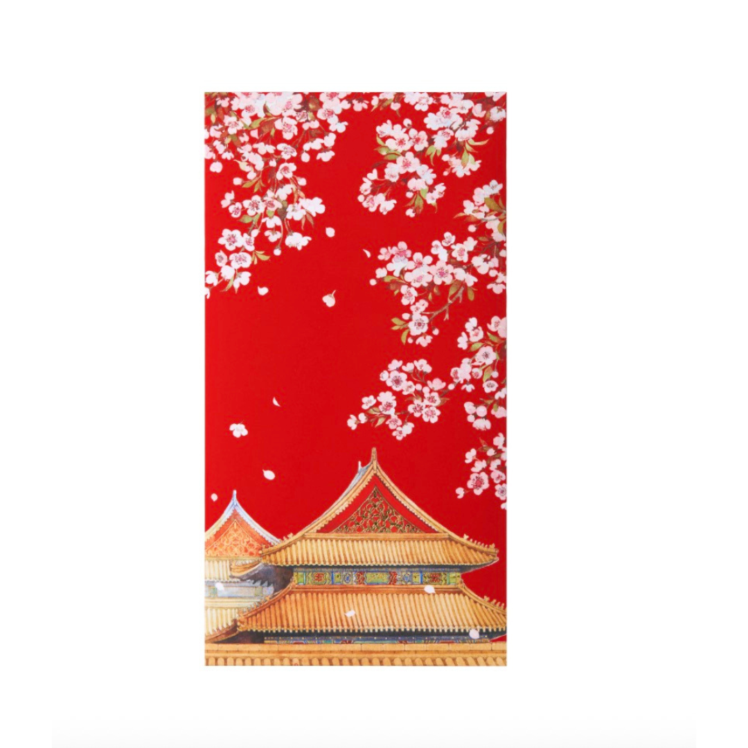 Blossoms Over Palace Red Envelope