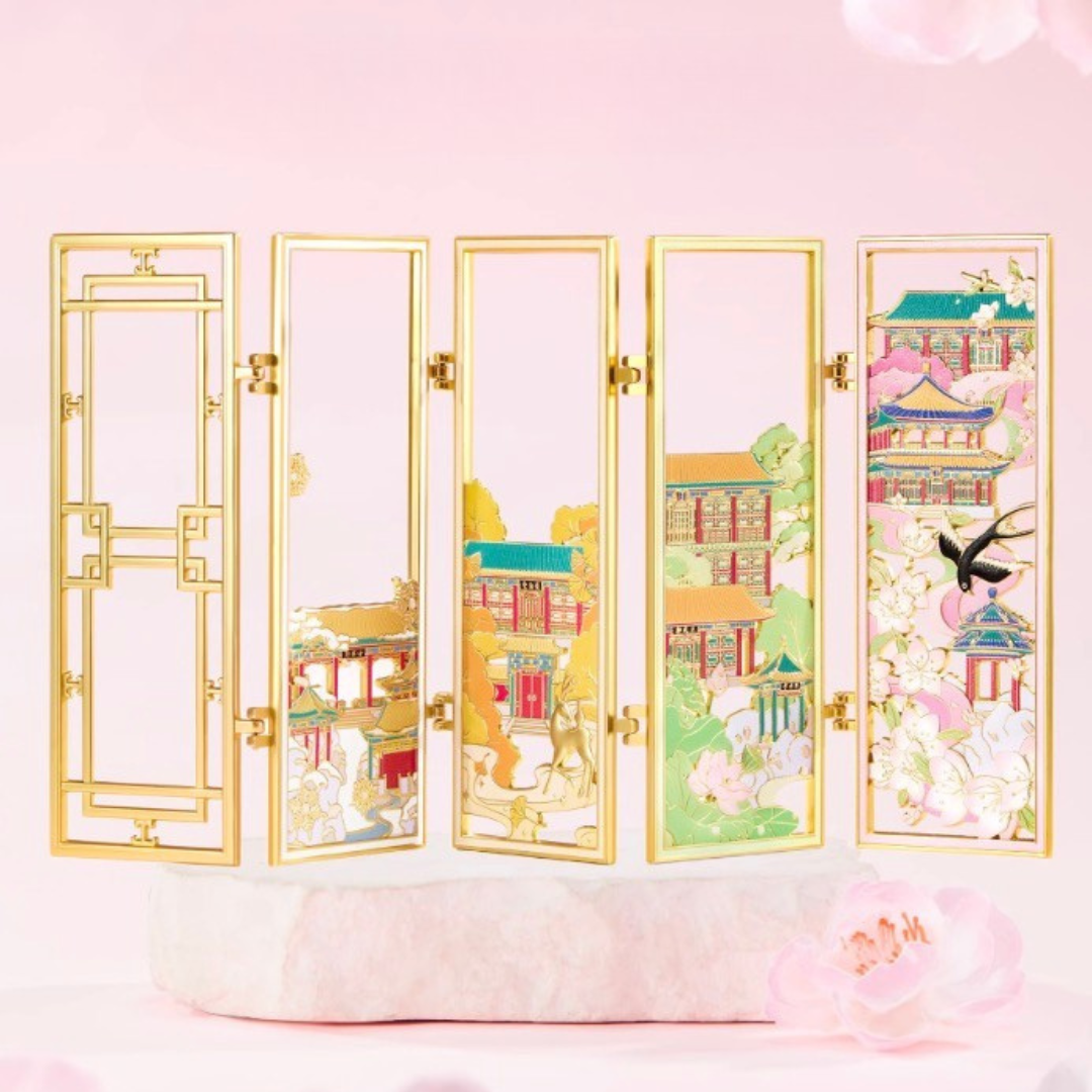 Garden of Golden Pavilions Fridge Magnet