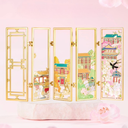 Garden of Golden Pavilions Fridge Magnet