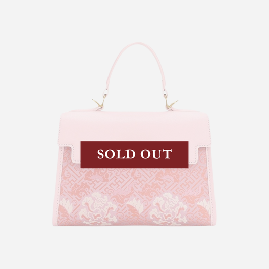 Tang Red 29 Pink Song Brocade Tote