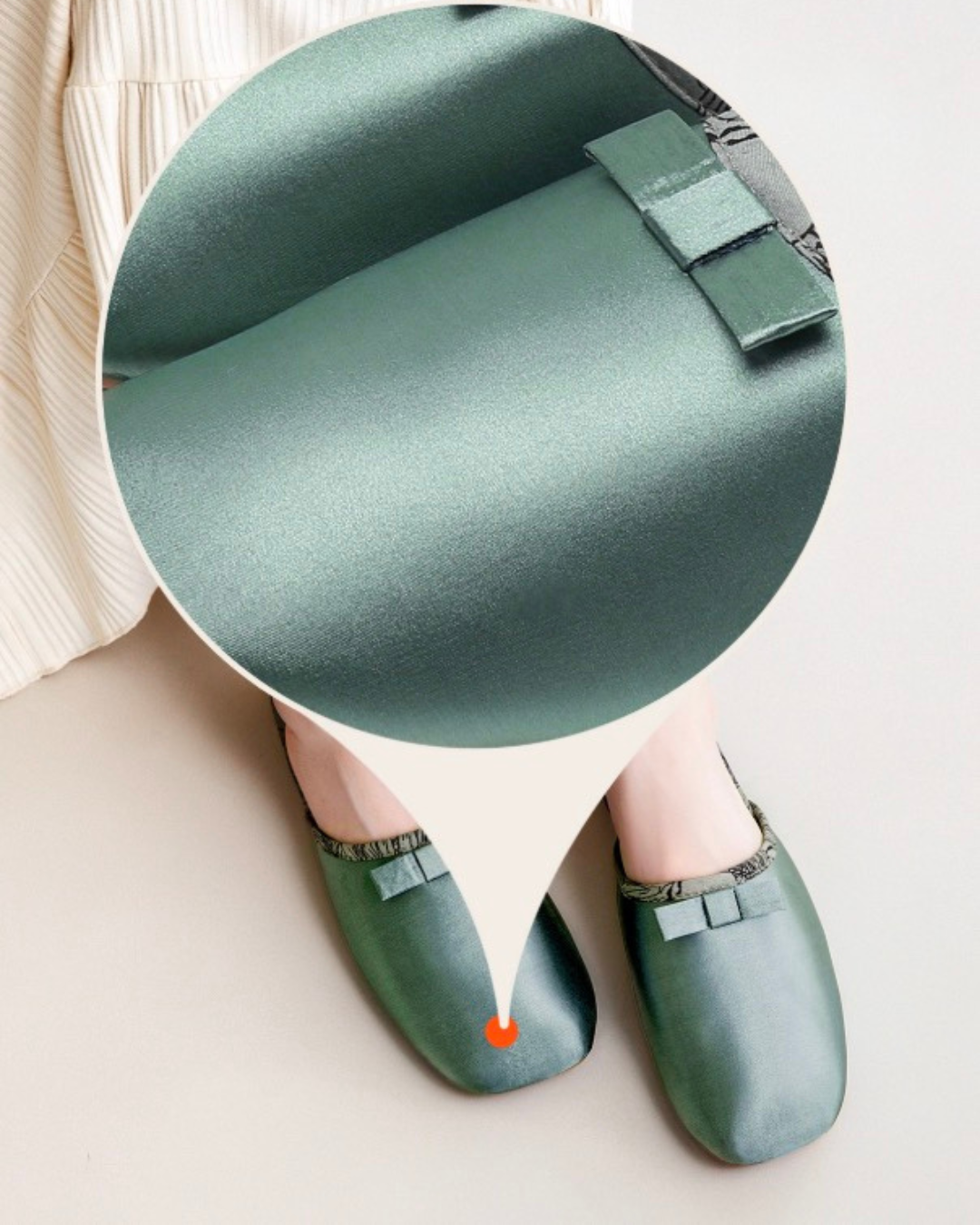 Whisperstep Satin Indoor Slippers