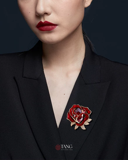 Eternal Rose Brooch