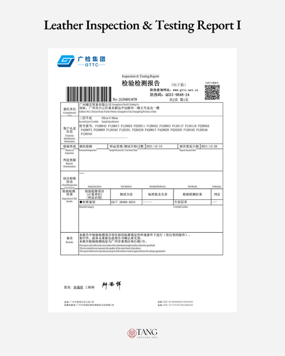 Tang Red 28 Embroidered Orchid Tote