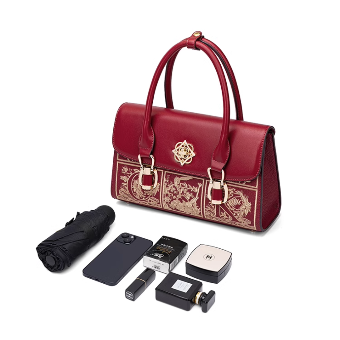 Tang Red 25 Regal Shoulder Bag